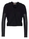 Twinset Twin-set Floral Embroidery Knit Sweater In Black