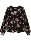Twinset Twin Set 'iris' Shirt In Black