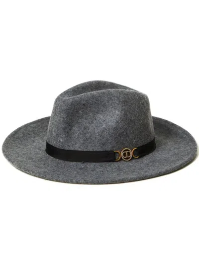 Twinset Twin-set Grey Wool Hat In Gray