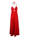 Twinset Twin-set Hibiscus Red Cotton Dresses