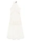 Twinset Twin-set Ivory Cotton Clothing Dresses