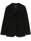 Twinset Twin-set Jackets Black In Black