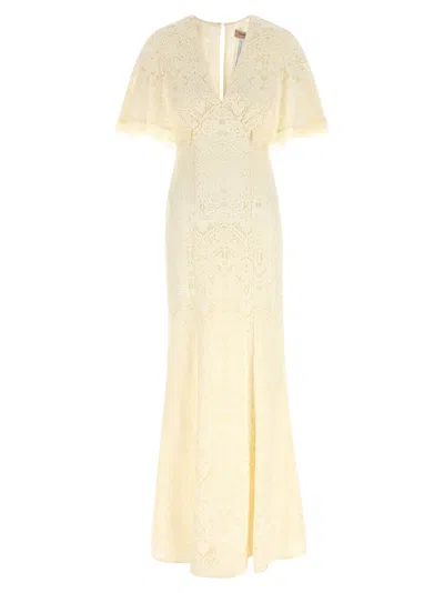 Twinset Twin Set Lace Dress In Pattern