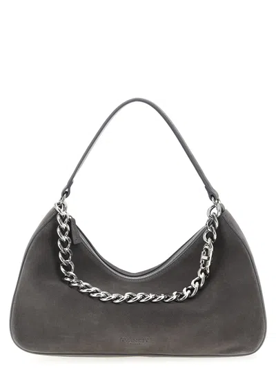 Twinset Twin Set 'liliane' Medium Shoulder Bag In Gray