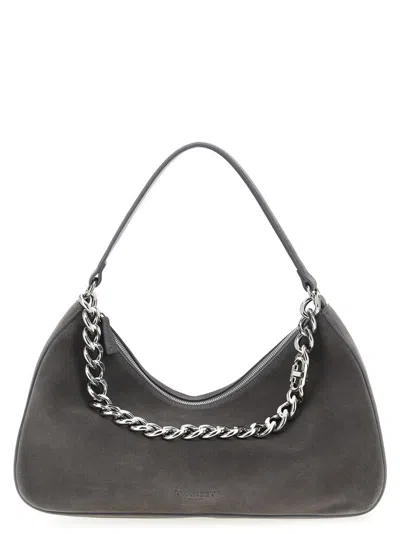 Twinset Twin-set 'liliane' Medium Shoulder Bag In Gray