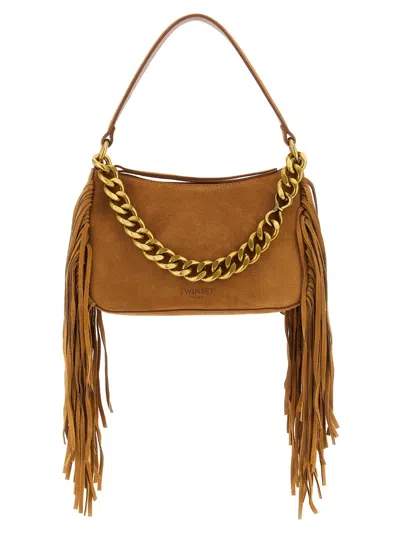 Twinset Twin Set Liliane Shoulder Bag In Caramel
