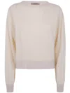 Twinset Twin-set Lurex Sweater In Neutral