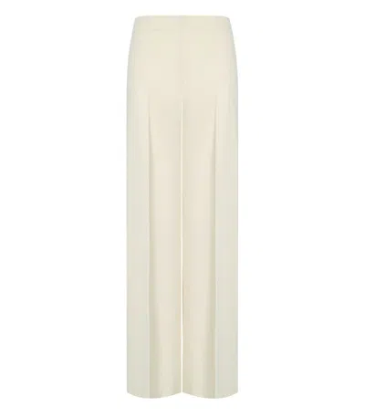 Twinset Twin-set Madreperla Wide Leg Trousers In Yellow