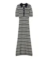 Twinset Twin-set Maxi Dress With Striped Pattern