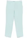 Twinset Twin-set Mid-rise Tailored Trousers With Concealed Zip
