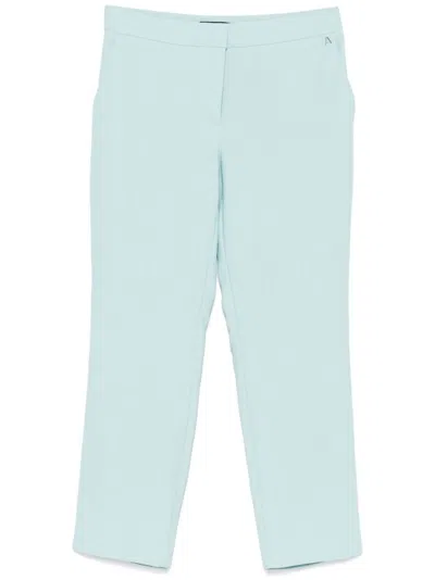 Twinset Twin-set Mid-rise Tailored Trousers With Concealed Zip