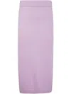 Twinset Twin-set Midi Skirt In Purple
