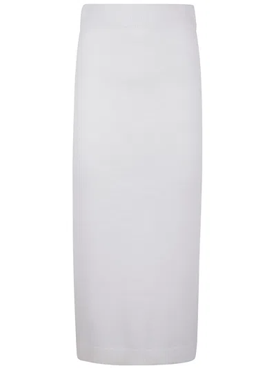 Twinset Twin-set Midi Skirt In White
