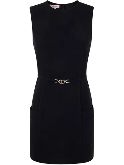 Twinset Twin-set Mini Dress In Black  