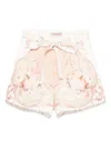 Twinset Pint Shorts In Powder Pink In Neutrals