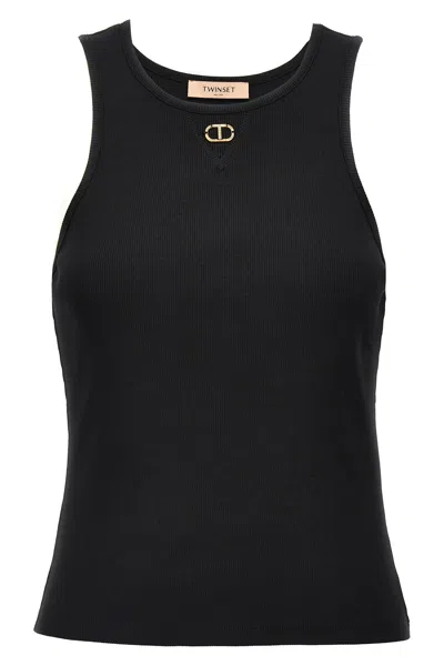 Twinset Twin Set 'oval T' Tank Top