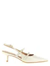 Twinset Twin-set Ciglio Slingback Pointed Kitten Heel In Multi