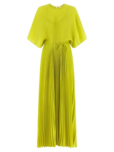 Twinset Twin Set Pleated Dress In Green