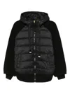 Twinset Twin-set Quilted Polyamide Jacket In Black