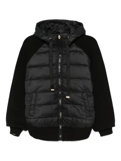 Twinset Twin-set Quilted Polyamide Jacket In Black