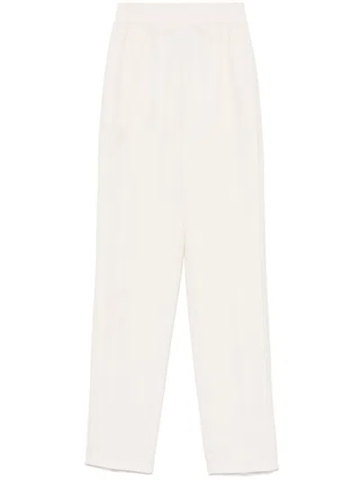 Twinset Twin-set Relaxed Fit Trousers With Elasticated Waistband