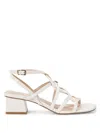 TWINSET TWINSET SYNTHETIC LEATHER SANDAL WITH HEEL