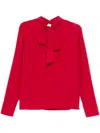 Twinset Scarf-detailing In Red