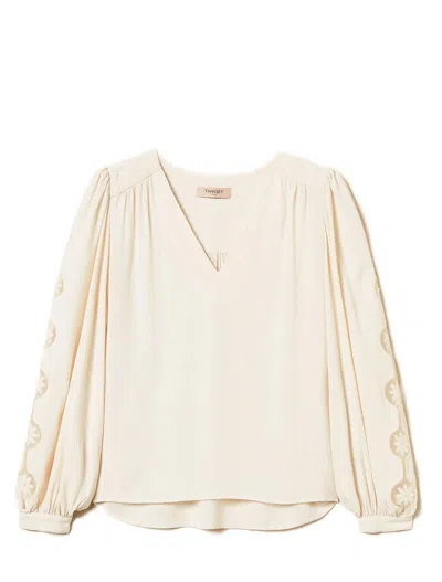 Twinset Twin Set Shirts In Sand