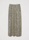 Twinset Twin-set Stretchy Polyester Blend Skirt In Grey