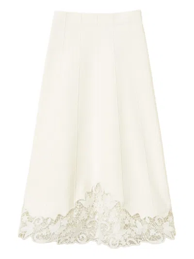 Twinset Twin Set Skirts White