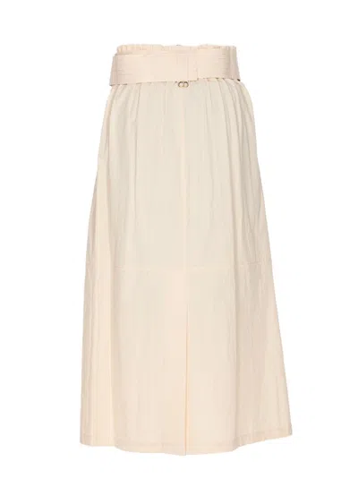Twinset Twin-set Skirts In White