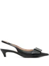 Twinset Twin-set Sling Back Pump In Black