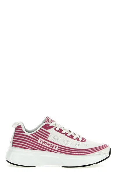 Twinset Twin Set Stretch Knit Sneakers