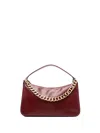 Twinset Twin-set Structured Crossbody Bag With Chain Strap In Black