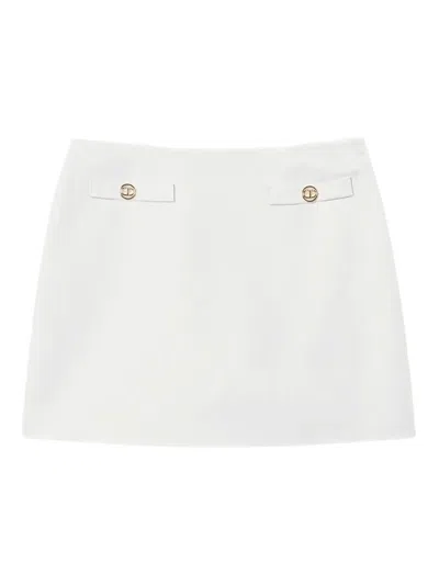 Twinset Twin-set Sugar Linen-blend Clothing Shorts
