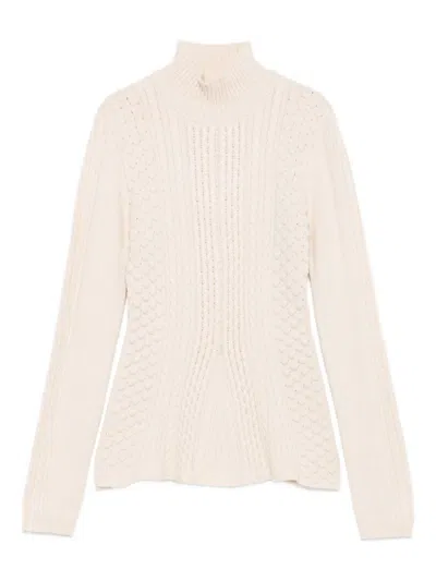 Twinset Twin Set Sweaters Beige In Sand