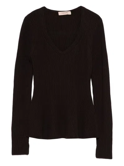 Twinset Twin Set Sweaters Brown