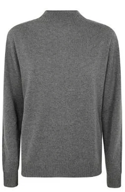 Twinset Turtle Neck Sweater In Grey