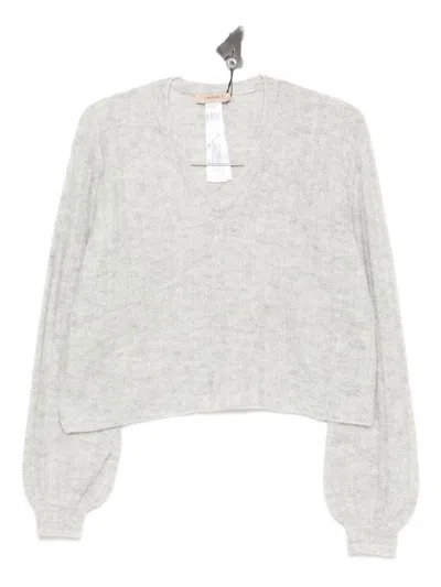 Twinset Twin Set Sweaters Grey In Gray