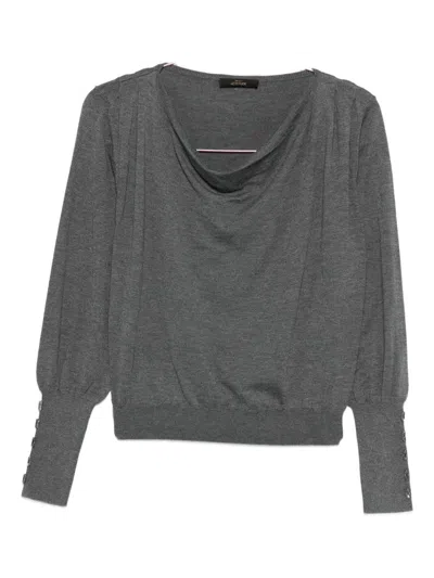 Twinset Twin Set Sweaters Grey In Gray