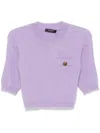 Twinset Charlotte Sweater In Purple