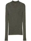 Twinset Lurex Detailing Jumper In Marrone E Oro