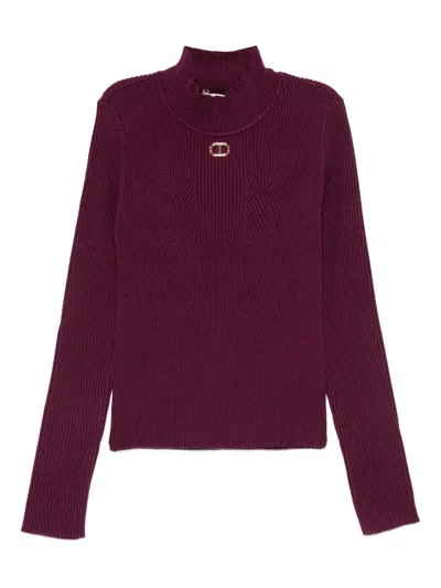 Twinset Twin Set Sweaters Purple