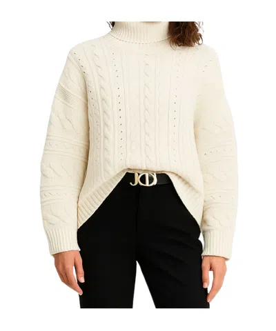 Twinset Twin-set Sweaters In White