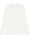 Twinset Pullover Mit Spitzendetail In White