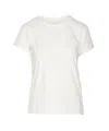 Twinset Embroidered-logo Cotton T-shirt In White