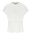 Twinset White T-shirt With Ruffle In White