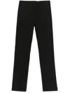 Twinset Twin-set Tailored Black Pants With Straight Leg Cut In Black
