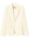 Twinset Twin-set Tailored Vanilla White Blazer In Neutral