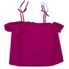 Twinset Twin Set Bambina Top Fucsia In Cotone In Purple